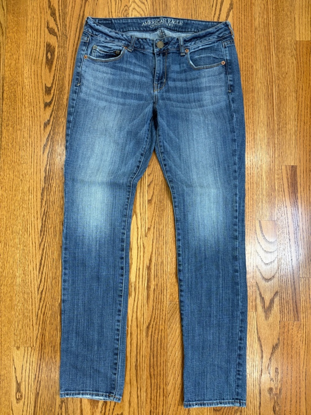 American Eagle Outfitters Women's Skinny Jeans - Blue Wash